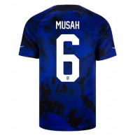 forente stater Yunus Musah #6 Fotballklær Bortedrakt VM 2022 Kortermet